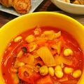 saaya23's cooksnap of when they made お豆さんと冬野菜たっぷり♪ミネストローネ.