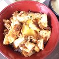si_＊'s cooksnap of when they made 鶏むね肉で☆プリプリ鶏キムチ丼.