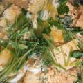 芋姉妹娘's cooksnap of when they made 簡単!!三つ葉香る豆腐と麩の玉子とじ.