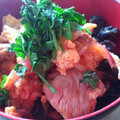 yossimario's cooksnap of when they made オイトマだれde豚肉&きくらげの卵炒め♡.