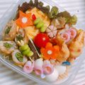 naru＊café's cooksnap of when they made お弁当・クルクルかまぼこ♪.
