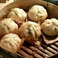 ぷりんの口笛's cooksnap of when they made キムチの入ったピリ辛韓国風肉まん.