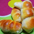 クック0GDS5I☆'s cooksnap of when they made HBで簡単もっちり米粉入りロールパン.
