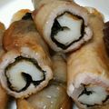 おからまま's cooksnap of when they made くるくるちくわのハート肉巻き.