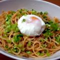 くっちゃる's cooksnap of when they made 進化した！？我が家定番納豆キムチスパ.