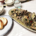 うまくできるか's cooksnap of when they made あさりのワイン蒸し.