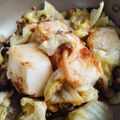 クック3KQMVB☆'s cooksnap of when they made 簡単10分✨白菜とシメジの豆腐ステーキ.