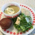 ありすこず's cooksnap of when they made ディルと胡桃とズッキーニの冷たいスープ.