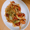 Maho_24's cooksnap of when they made ご飯が進む‼簡単ソーセージと玉ねぎ炒め♪.