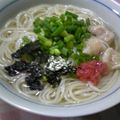杏仁おから's cooksnap of when they made 病中病後・夏バテさんの「梅にゅうめん」.