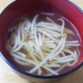 もりのりころ's cooksnap of when they made 寒い日はモヤシとキャベツのスープナムル☆.