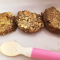 eko☆★'s cooksnap of when they made <離乳食後期>さつまいもとバナナのおやき.