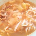 Koidorobo's cooksnap of when they made 【糖質オフ】糖質０g麺でチゲうどん.