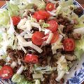 にーなんぐ's cooksnap of when they made タコシーズニングを使って！タコライス♪.