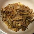ヴィーナスけい's cooksnap of when they made きのこと豚肉のオイマヨにんにくパスタ.