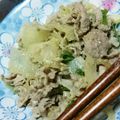 万里愛's cooksnap of when they made ダブルねぎの豚こま炒め♪.
