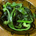 低カロ探検隊's cooksnap of when they made お弁当にも★無限ピーマン★わかめ旨炒め.