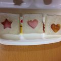 さおにゃんこ✨'s cooksnap of when they made トランプのエース風 ハートのサンドイッチ.