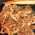 かわーご's cooksnap of when they made ★お弁当に★そぼろレンコン.