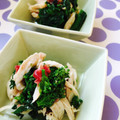 LimeLunch's cooksnap of when they made 菜の花とささみの梅わさび和え.