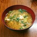 はるおっお's cooksnap of when they made 【菜の花とベーコンの春の味噌汁】.