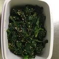 やんちゃ坊主☆'s cooksnap of when they made 電子レンジで簡単✨ほうれん草のごま和え.