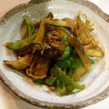 かおぽんぽこりん's cooksnap of when they made ネギ香る、なすとピーマンのみそ炒め.