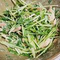 海璃っちmama's cooksnap of when they made 1分でできる！水菜とツナマヨサラダ.