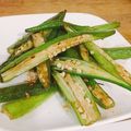 ricotanmam's cooksnap of when they made 簡単！美味♡オクラのバター醤油炒め.