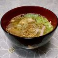 ＠迷子＠'s cooksnap of when they made 即席！レタスたっぷり✿かきたま汁✿.