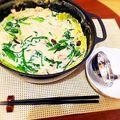 avroull's cooksnap of when they made キャベツもやしにらの豚しゃぶ豆乳鍋.
