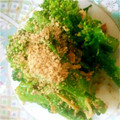 あむじぃさん's cooksnap of when they made 菜の花とちりめんじゃこの和え物.