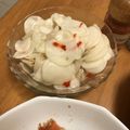 a0imama♡'s cooksnap of when they made 42kcal♡15分大根とかぶの甘酢漬け.