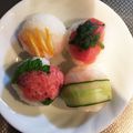 クック7QYHNA☆'s cooksnap of when they made ひな祭りは☆可愛い、簡単、手まり寿司♪.