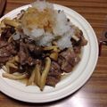 ガッちやん's cooksnap of when they made キノコと牛肉のガリバタ醤油ぽん酢炒め.