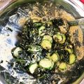 ✧RRR✧'s cooksnap of when they made すり胡麻入り＊胡瓜とワカメの酢味噌和え.