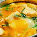 めしこv's cooksnap of when they made 我が家の純豆腐鍋◎スンドゥブチゲ.