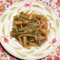 なつき☆ミ's cooksnap of when they made 節約レシピ☆油揚げとネギのもやし炒め.