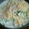 サカサ嫁's cooksnap of when they made エリンギとほうれん草のクリームパスタ★.