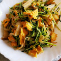 しんみゆ☆'s cooksnap of when they made 豆苗とエリンギの卵炒め.