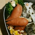 eiyoushi's cooksnap of when they made 超簡単☆お弁当に♪ハートウインナー♡.