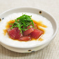 momosukekan's cooksnap of when they made めんつゆで簡単　まぐろ山かけ丼.