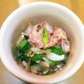 ☆澪mio's cooksnap of when they made 葉玉ねぎと厚切りベーコンの炒め物.