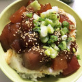 がんこママ♪'s cooksnap of when they made とろろが合う〜まぐろ漬け丼☆.