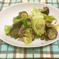 メイジももんじゃ's cooksnap of when they made 豚肉・ピーマン・なす・キャベツの炒め物.