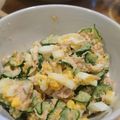 クックパッドごはん部's cooksnap of when they made きゅうりとシーチキンのサラダ.