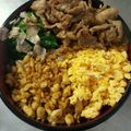 よーたんぶぅ's cooksnap of when they made 鶏挽肉と玉子の二色そぼろ丼.