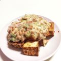 ♪ゆかたん♡'s cooksnap of when they made 厚揚げキムチ☆納豆乗せ.