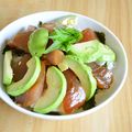 kaiselim's cooksnap of when they made 漬けまぐろとアボカドとろろの丼.