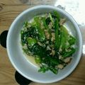 SANAE500's cooksnap of when they made 小松菜とツナのさっぱり和え.
